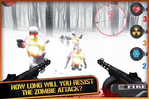 3D Zombie Walking Horde Attack - Guns Shooting Evil Dead Killer Fighting Games screenshot 4