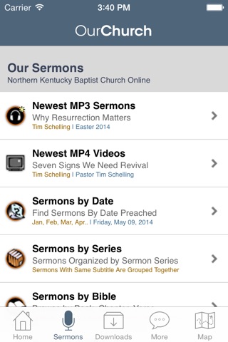 Northern Kentucky Baptist screenshot 2