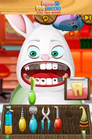 A Baby Pet Dentist Little Farm Animal Family Tooth Doctor PRO screenshot 4