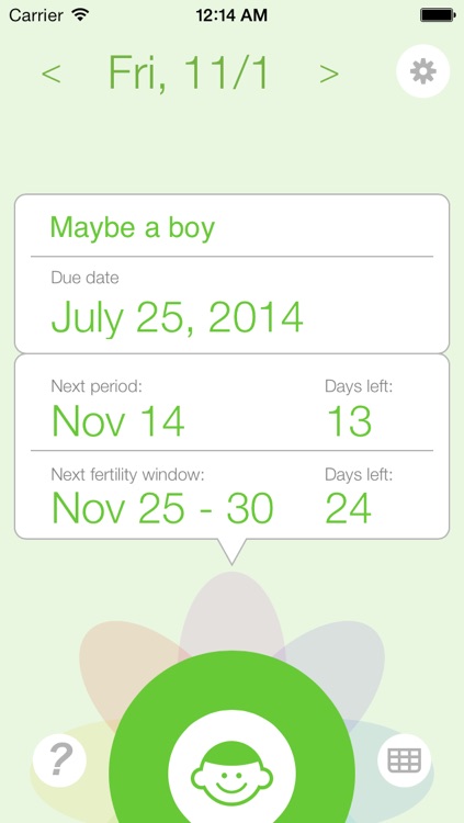 Ovulation and Pregnancy Calendar (Fertility Calculator, Gender Predictor, Period Tracker)