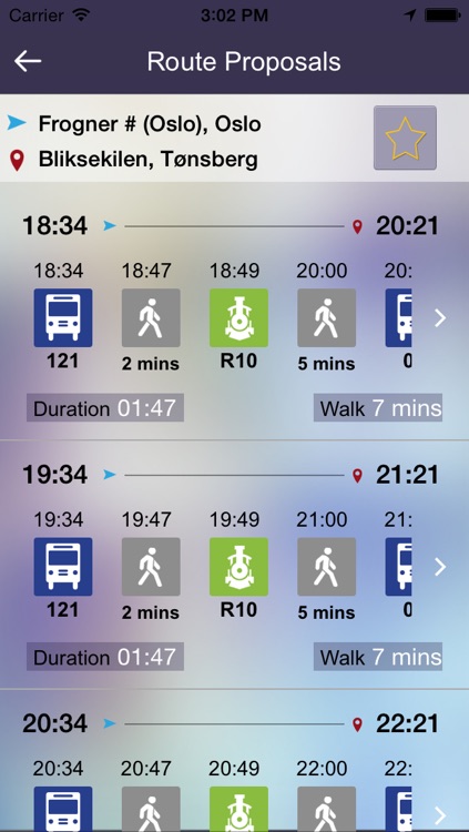 Ontimely-Oslo, norway RuterReise reiseplanlegger,ruter.no rutetider, sanntid planlegg, reise sok i kartet
