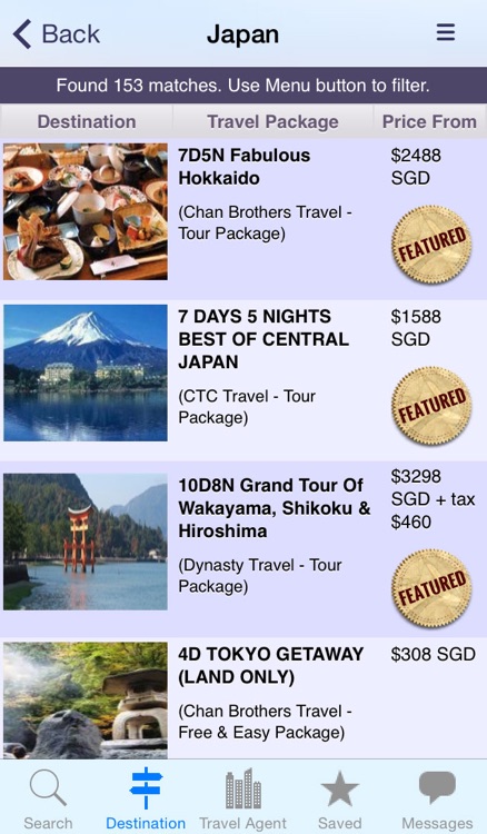 Etravel Connect - Travel Package Finder