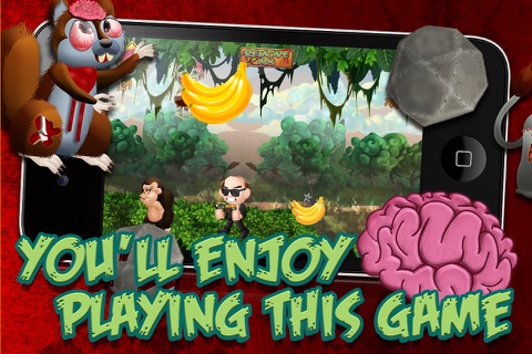 My Animal Zombies and Friends Climb Banana Town Hill HD - FREE Game ! screenshot 4