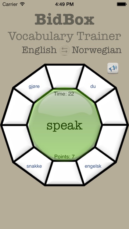 Vocabulary Trainer: English - Slovak