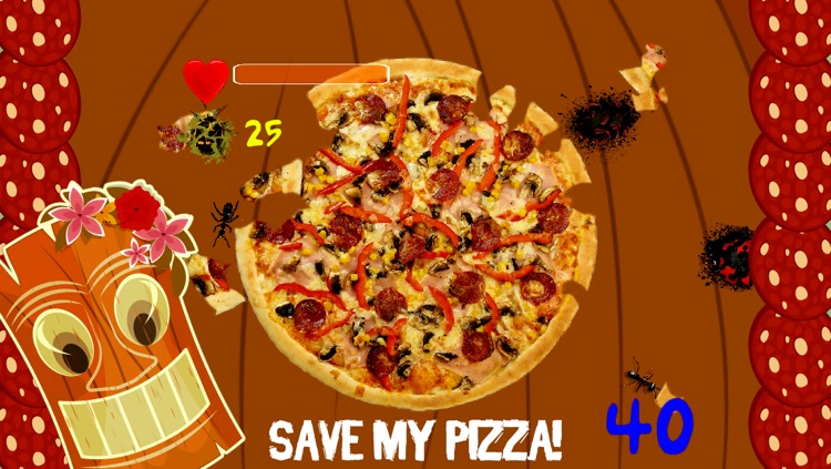 Tap the Bugs, Save the Pizza God