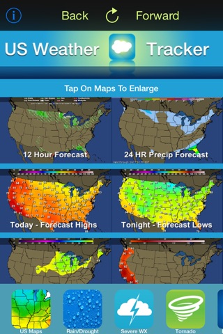 US Weather Tracker - Weather Maps, Radar, Severe & Tornado Outlook & NOAA Forecast screenshot 2