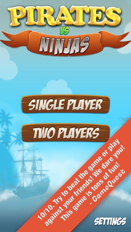 War Games: Pirates Versus Ninjas - A 2 player and Multiplayer Combat Game Deluxe screenshot-3