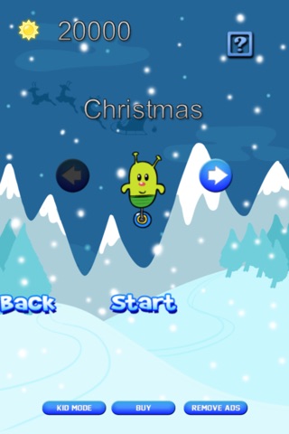 Doodle Alien vs Zombies Jump Game: Christmas Edition - Heads Up While Also Killing The Pacific Rim Plants! screenshot 3