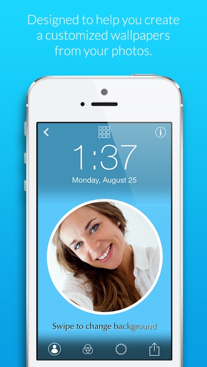 Super Lock Screen - Wallpaper photo frames for iphone screenshot-0