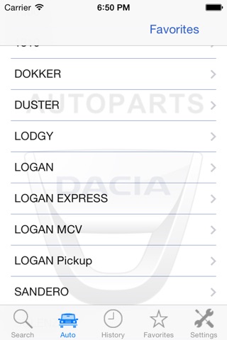 Autoparts for Dacia screenshot 3