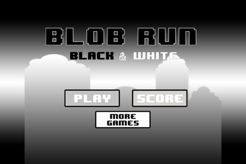 Blob Run: Black and White Edition screenshot 2