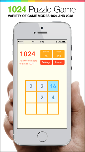 1024 Puzzle Game - mobile logic Game - join the numbers(圖3)-速報App