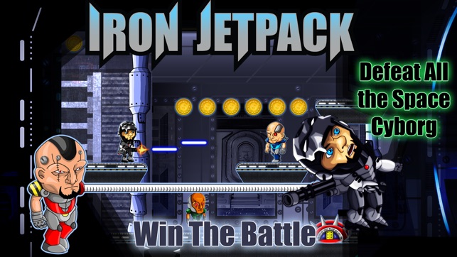 Flappy Iron Jetpack Bird Man VS Cyborgs Of Steel Free(圖2)-速報App