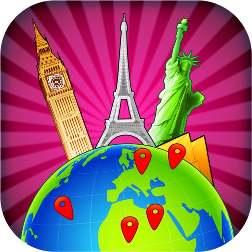 Guess The Country: Find The Place In A 4 Pics World Quiz Game For Boys, Girls and Family Icon