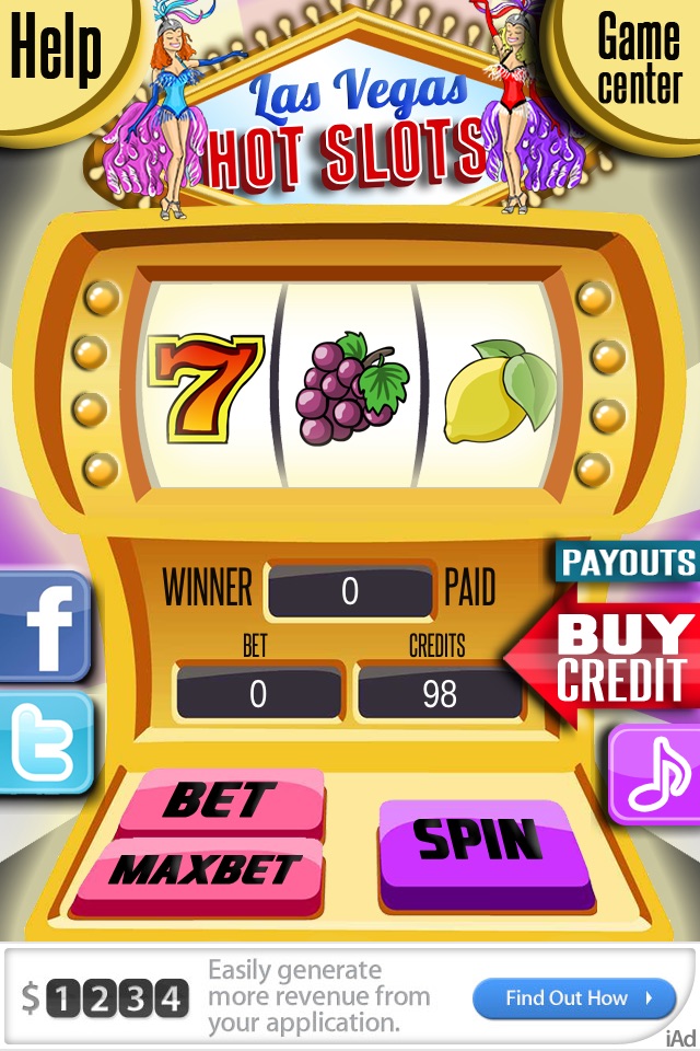 Las Vegas Hot Slots - Hit The Lucky Triple Seven To Win The Jackpot screenshot 2