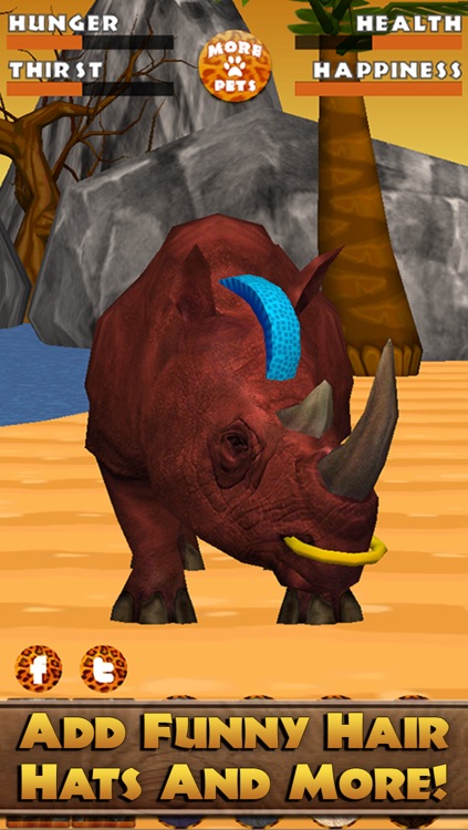 Virtual Pet Rhinoceros