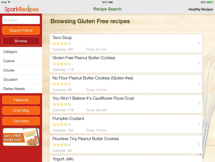 Healthy Recipes by SparkRecipes for iPad screenshot-4