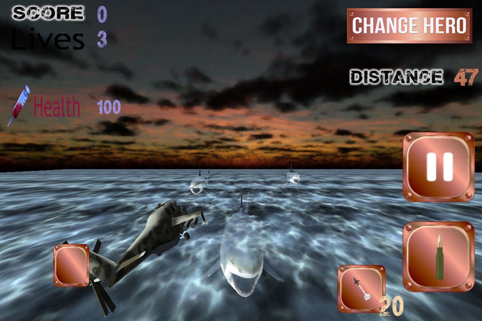 Mega Shark Apache Storm 3D  - A Deadly Deep Sea Blackfish Hunter X screenshot 3