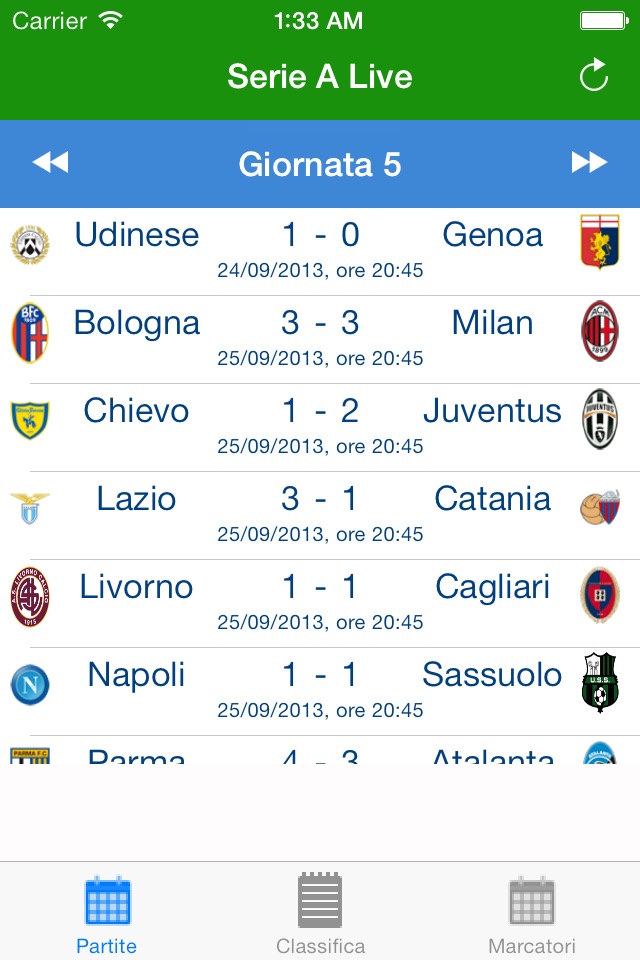 Serie A Live screenshot 3