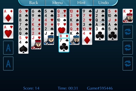 FreeCell Collection screenshot 2