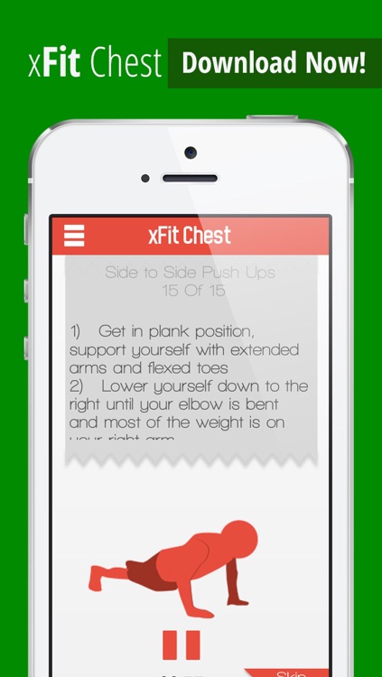 xFit Chest – Daily Workout for Perfect Lean Sculpted Pecs screenshot-4