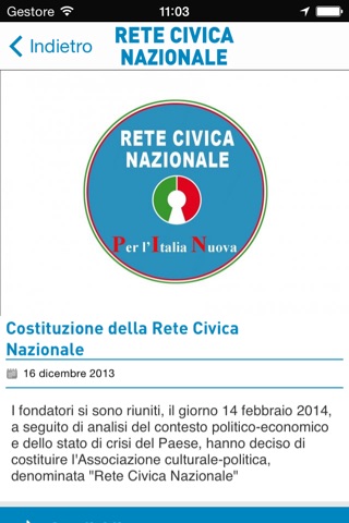 Rete Civica Nazionale screenshot 3