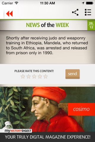 my History Digest mobile screenshot 2