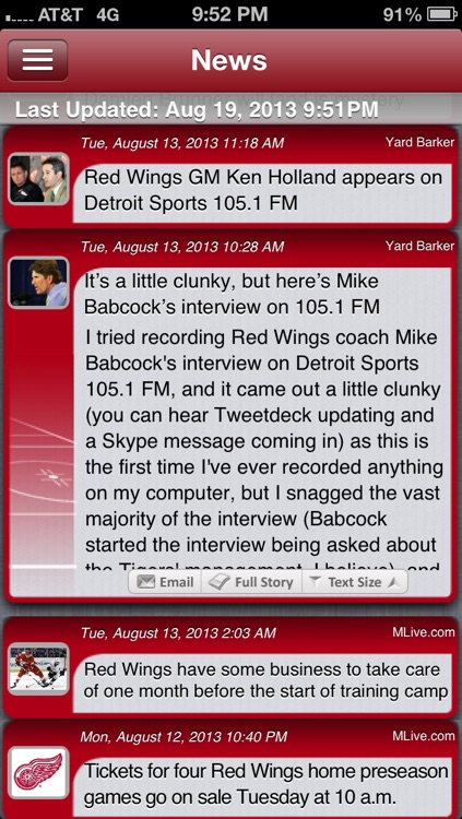 Detroit Hockey Live screenshot-4