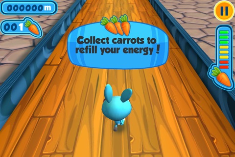 Turbo Fast Bunny - Speedy Rabbit Hopper - Fun Run Mini Race Game screenshot 2