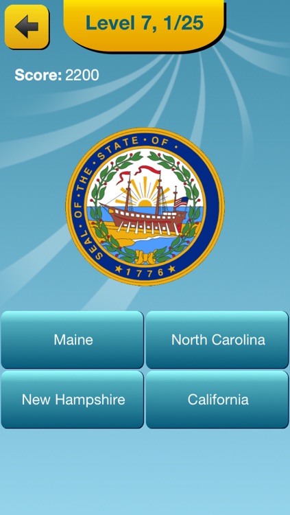 US States, Capitals, Flags, Locations And Seals Quiz screenshot-4