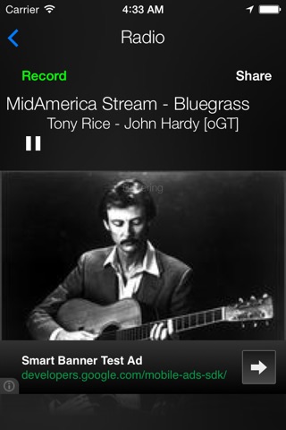 Bluegrass Music Radio Recorder screenshot 2