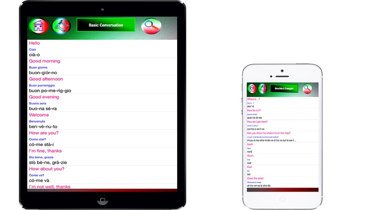 Learn to Speak Italian Language-Italian Phrasebook-Talking Italian-Italian app-Italy