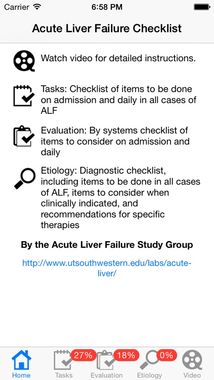 ALF Checklist