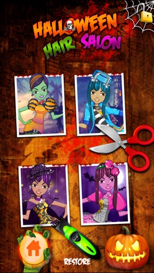 Kids New Halloween Hair Salon game for hair style makeover(圖2)-速報App