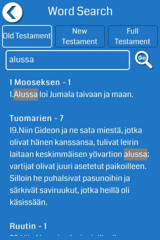Finnish Bible screenshot 4