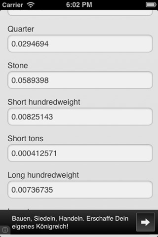 Easy Weight Converter screenshot 3