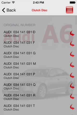 AutoParts  Audi A6 screenshot 2