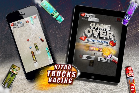 Nitro Trucks Racing - Turbo speed offroad monster truckers mayhem in parking free zone! screenshot 3
