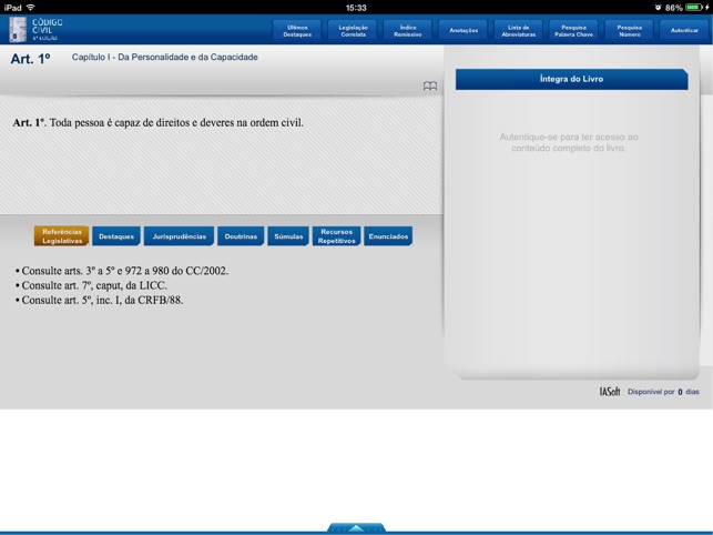 Código Civil - 6ª Edição (2014) For iPad(圖2)-速報App