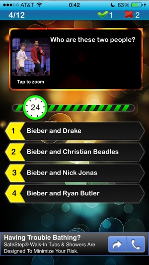 Celebrity Fan Quiz - Justin Bieber edition(圖3)-速報App