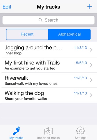 Trails - GPS tracker screenshot 4