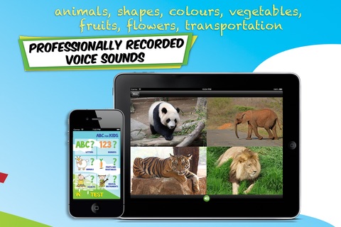 ABC for Kids (US English) - Learn Letters, Numbers and Words with Animals, Shapes, Colors, Fruits and Vegetables screenshot 3