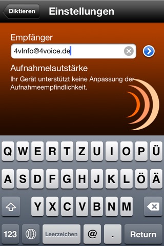 voice4mobile screenshot 3
