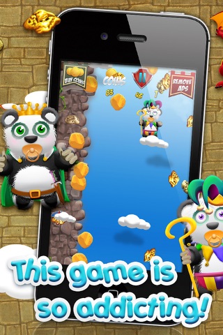 Baby Panda Bears Battle of The Gold Rush Kingdom - A Super Jumping Game FREE Edition! screenshot 4