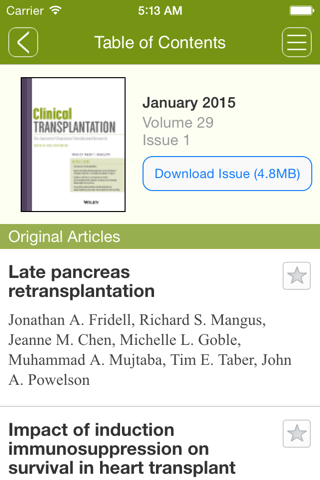 Clinical Transplantation screenshot 3