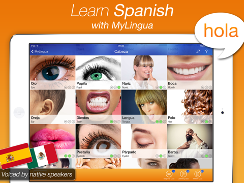 MyLingua Spanish – Study & Learn Vocabularyのおすすめ画像1