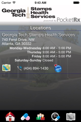 Georgia Tech Stamps Health Services screenshot 2