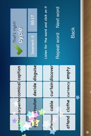 Word Bingo Learning screenshot 2