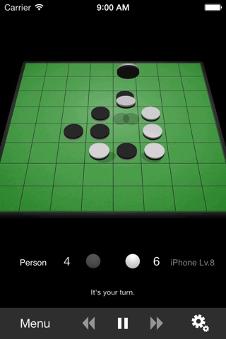 Blue Reversi screenshot 2