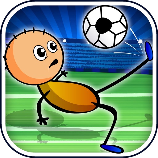 Stickman Soccer Kick Flick - Goalie Catch- Free iOS App